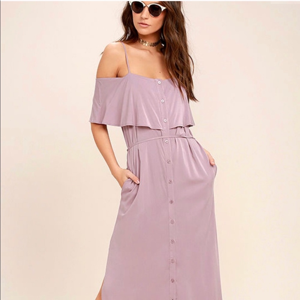 Life’s Wonders Mauve Maxi Dress ♥️
